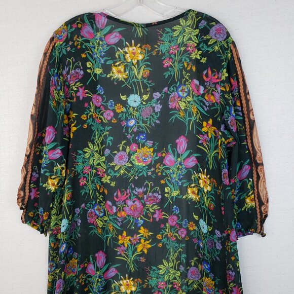 NWT Spell & The Gypsy Queen Duster Kimono Robe Floral Bohemian Longline O/S - Picture 9 of 16